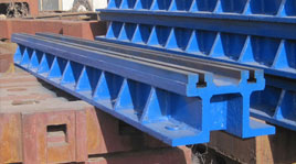 Cast iron ground rails