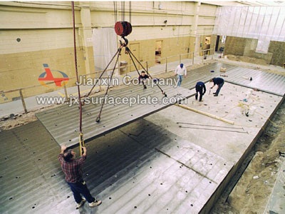 Surface plate installation site