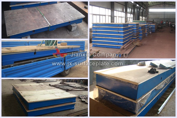 Cast iron surface plate Packaging and transport